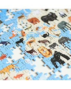  Zvieratá - Puzzle S Plagátom