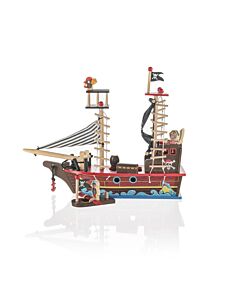  Drevená Pirátska Loď 